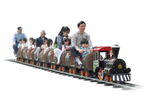 レール式トレイン width=